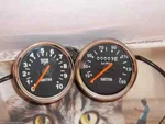 Triumph Norton Bsa Smiths Replica Tachometer Speedometer Set. Fixed Price $35.21.