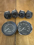 Harley 2000-2003 Touring Speedometer Tachometer Volt Air Oil Fuel Black Set. Fixed Price $162.00.
