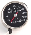 Triumph Bonneville Bsa Norton Smiths Style Black Face Speedometer Head 250 Kph. Fixed Price $103.84.