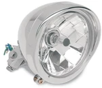 Drag Specialties 5 3/4" Diamond Style Clear Lens Chrome Headlight Harley Fl Fx. Fixed Price $129.27.
