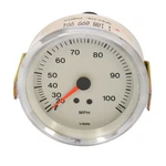 Vdo Boat Speedometer Baja 100 Mph 3 1/4 Inch Silver White. Fixed Price $25.67.