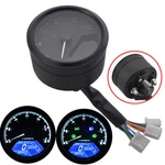 Lcd Digital Gauge Motorcycle Speedometer Tachometer Odometer Mph Km/h Universal. Fixed Price $37.80.