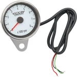 Drag Specialties White Face Mini Tachometer 2211-0032. Fixed Price $121.45.