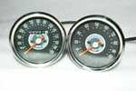 Smith Replica Speedometer Tachometer Pair 150 Grey For Triumph Bsa Norton. Fixed Price $31.61.