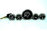 12V Willys Jeep M38 1952 Gauges Kit With Speedometer - Chrome Bezel. Fixed Price $42.30.