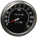 Drag Specialties Polished Black 5" 2240:60 Mechanical Speedometer 91-95 Softail. Fixed Price $186.38.