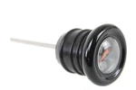 Black Shorty Oil Tank Dipstick W/ Temperature Gauge 1979-03 Harley Xl & Softail. Fixed Price $48.95.