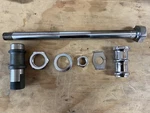 1936-1957 Harley Davidson Panhead Knucklehead Chrome Rear Axle Kit Hex Type. Fixed Price $149.99.