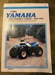 Yamaha Yfm 200 YTM225 1983-1986 Clymer Service Manual M394. Fixed Price $69.99.