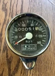 Drag Specialties Mechanical Speedometer 2.5" Black Face Harley Davidson Custom. Fixed Price $25.00.