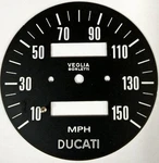 Ducati Bevel 860 Gts 900 Darmah Veglia Speedometer Dial Face Miles/hour. Fixed Price $48.98.