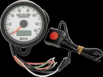 Drag Specialties 2210-0258 Speedo Blk 2.4" Prog Wht. Fixed Price $228.61.