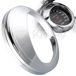 Sleek Chrome 5" Speedometer Bezel Cover Trim Ring Visor Fits Harley-davidson. Fixed Price $29.50.